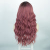 Ins Hot Brown Mixed Blonde Long Wavy Mini Lace Front Wigs - Effortless Glamor