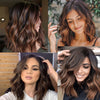 Ins HotShort Ombre Brown Bob Mini Lace Wigs - Effortless Glamor