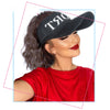 Ponytail Small Wave Baseball Cap Exposed Top Wig Black Cap Wig - Effortless Glamor