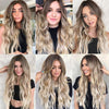 Benny Wavy Brown Blonde Hot Mini Lace Front Wig - Effortless Glamor