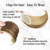 4 PCSInvisible Hairpadswig piece Seamless Clip In Hair Piece Hair Extension Hair Topper for Thinning Hair Women - Effortless Glamor