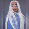 Ins Hot Long StraightWigs for Women Mini Lace Front Wig（32inch） - Effortless Glamor