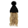 WigyyIns Hot Women Beanie Hat with Hair - Effortless Glamor