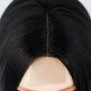 2021 Black to Silver Straight Mini Lace Front Wigs - Effortless Glamor