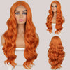 Long Natural Wave Black Wigs Middle Curly Wigs for Daily Use Hairs