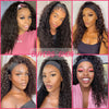 Women's Long Curly Hair Headband Wig Suitable For Party Use - Effortless Glamor