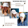 Ins Hot Baseball Cap with 14'' Hair Extensions Adjustable Wig - Effortless Glamor