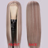 Long Straight Brown Mix Blonde Wigs for Women Middle Part Cosplay Wig - Effortless Glamor