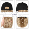 Ins Hot Baseball Cap Hair with 14 inch Wave Curly BobWig - Effortless Glamor