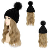 WigyyIns Hot Women Beanie Hat with Hair - Effortless Glamor