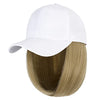 Ins Hot Baseball Cap with 14'' Hair Extensions Adjustable Wig - Effortless Glamor