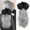 12inch Claw Clip Ponytail Hair Extensions Curly hair Natural bow Tail False Hair - Effortless Glamor