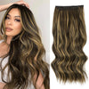 4pcs/set Long Wavy Hair Extensions Clip In Hair Extensions - Effortless Glamor