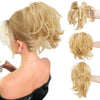 Synthetic Claw Clip In Ponytail Hair Extensions Diy Hairpiece Hair Bun - Effortless Glamor