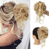 Messy Bun Hair Piece Wavy Curly Chignon Ponytail Hairpiece for Daily Wear - Effortless Glamor