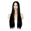 24" Brazilian Black Straight Mini Lace Front Wig - Effortless Glamor