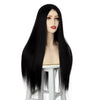 24" Brazilian Black Straight Mini Lace Front Wig - Effortless Glamor