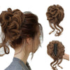 Messy Bun Hair Piece Wavy Curly Chignon Ponytail Hairpiece for Daily Wear - Effortless Glamor