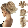 Synthetic Claw Clip In Ponytail Hair Extensions Diy Hairpiece Hair Bun - Effortless Glamor