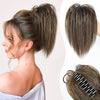 Messy ponytail clip extends hair - Effortless Glamor