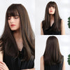 18inches Long Hot Natural Wig with Bangs