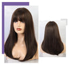 18inches Long Hot Natural Wig with Bangs