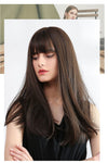 18inches Long Hot Natural Wig with Bangs