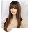 18inches Long Hot Natural Wig with Bangs