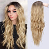 Long Wavy Ombre Blonde Wig - Effortless Glamor