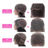 180% Density Straight Lace Frontal Human Hair Wigs - Effortless Glamor