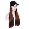 24inch Long Cap Hair Extension Hot Wigs - Effortless Glamor