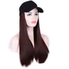 24inch Long Cap Hair Extension Hot Wigs - Effortless Glamor