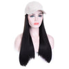 Wigyy White Cap with 24inches Hair Cap Wigs - Effortless Glamor