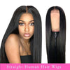 150% Density 360 Straight Lace Front Human Hair Wigs - Effortless Glamor