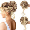 Messy Bun Hair Piece Wavy Curly Chignon Ponytail Hairpiece for Daily Wear - Effortless Glamor