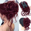 Messy Bun Hair Piece Wavy Curly Chignon Ponytail Hairpiece for Daily Wear - Effortless Glamor